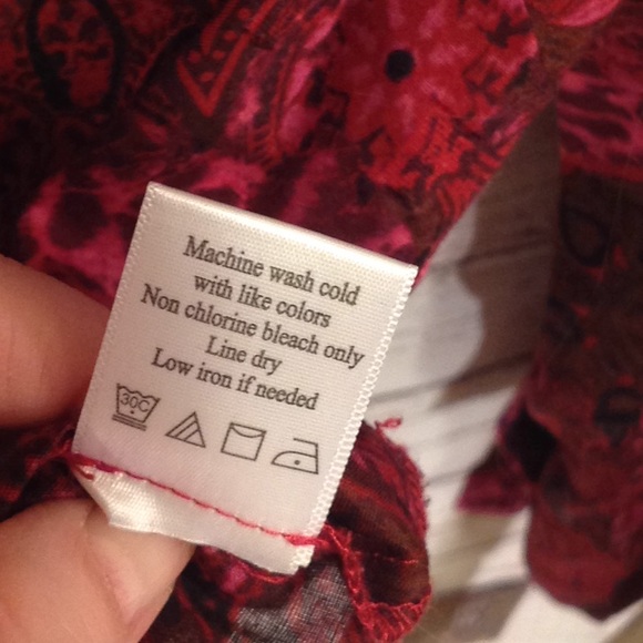 Coldwater Creek - gorgeous jewel tone button up blouse - Picture 8 of 9